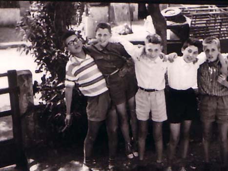 1955 : Jean-Claude OTTAVIANI, Lucien PEUGNIEZ, GOUBAN, Fernand MICO, René BOUCHARD