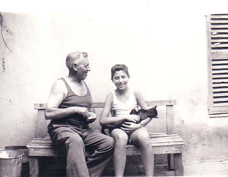 1956 : Fernand F.P. MICO avec son fils : Fernand H.G.MICO