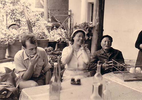 1958 : Paul (Paulo) MICO, Arlette MICO née BOUCHARD, Henri P. BRIESACH