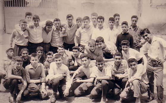1958 : Eleves de l'école d'apprentissage d'EL-AFFROUN, Fernand MICO 1er rang 4eme