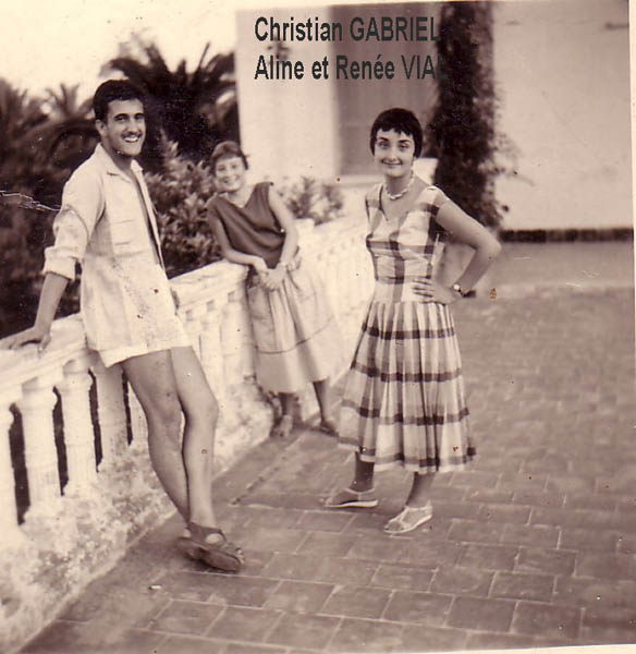 Christian Gabriel, Aline et Renée VIAL Grand Hotel Hammam